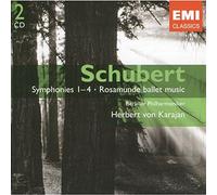 Schubert: Symphonies Nos. 1-4; Rosamunde ballet music / Weber: Der Freischutz Overture by Herbert Von Karajan