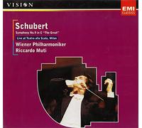 SCHUBERT; SYMPHONY NO.9 -MUTI, WIENER PHIL, LIVE ATE THE MILAN TEATRO ALLA SCALA- LASER DISC (2 DISCS, 3 SIDES)