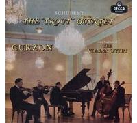 SCHUBERT - TROUT QUINTET CURZON WITH MEMBERS OF THE VIENNA OCTET LP (VINYL ALBUM) UK DECCA