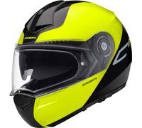 Schuberth C3 Pro Split Casco, negro/amarillo, Talla XS (52/53)