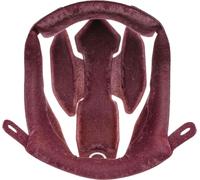 Schuberth C4 Pro Almohadilla central para damas, Rojo oscuro, Talla S