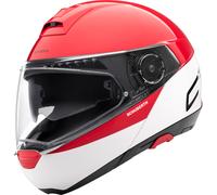 Schuberth C4 Pro Swipe Casco, blanco/rojo, Talla XS (53/54)