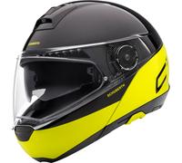Schuberth C4 Pro Swipe Casco, negro/amarillo, Talla XS (53/54)