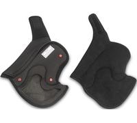 Schuberth C5 / E2 Almohadillas para las mejillas, negro, Talla 15 mm