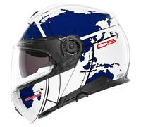 SCHUBERTH C5 Globe Blue Blanco/Azul 55 unisex, talla S