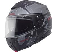 Schuberth C5 Globe Casco abatible, negro-gris, tamaño 3XL para Hombres