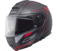 SCHUBERTH C5 Omega Casco Abatible Mate/Negro/Antracita/Rojo 53 unisex, talla XS