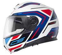 SCHUBERTH C5 Omega Casco Abatible Blanco/Negro/Rojo/Azul 61 unisex