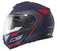 SCHUBERTH C5 Omega Casco Abatible Mate/Azul/Rojo 57 unisex