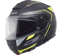 Schuberth C5 Omega Casco abatible, negro-amarillo, tamaño XL para Hombres