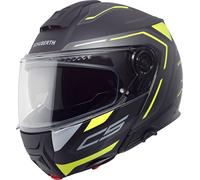 Schuberth C5 Omega, casco abatible XL (60/61) female Mate Negro/Gris/Amarillo