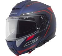 Schuberth C5 Omega Casco abatible, rojo-azul, tamaño M para Hombres