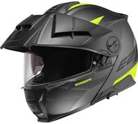 Schuberth E2 Defender Casco, negro mate/amarillo, Talla XS (53)
