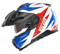 SCHUBERTH E2 Explorer Blue Casco abatible Azul/Blanco/Rojo/Negro 61 unisex, talla XL