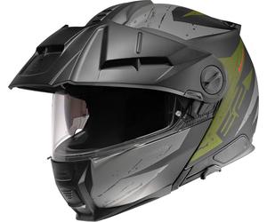 Schuberth E2 Explorer Casco, negro mate/verde, Talla XXL (63)