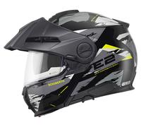 Schuberth E2 Trail Casco, negro/gris/amarillo, Talla XXL (63)