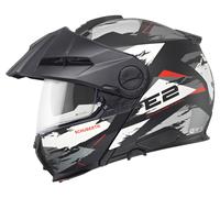 SCHUBERTH E2 Trail Casco Abatible Mate/Negro/Gris 57 unisex