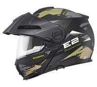 Schuberth E2 Trail Casco, negro-oro, tamaño 2XL para Hombres