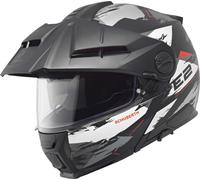 Schuberth E2 Trail Casco, Gris/Blanco, Talla M (57)