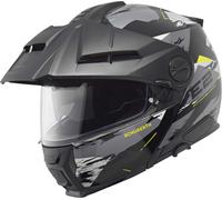 Schuberth E2 Trail Casco, negro-gris-amarillo, tamaño 3XL para Hombres