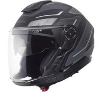 Schuberth J2 Sigma Casco jet, negro-gris, tamaño M para Hombres