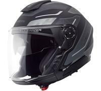 Schuberth J2 Sigma Casco Jet, negro-gris, tamaño XL para Hombres