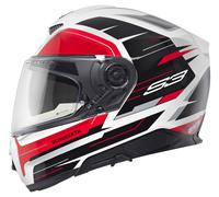 SCHUBERTH S3 Apex Casco Integral Blanco/Negro/Rojo 61 unisex, talla XL