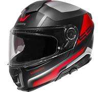 Schuberth S3 Daytona Casco, negro-gris-rojo, tamaño XL para Hombres