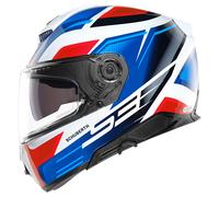 Schuberth S3 Storm Casco, blanco-rojo-azul, tamaño 2XL para Hombres