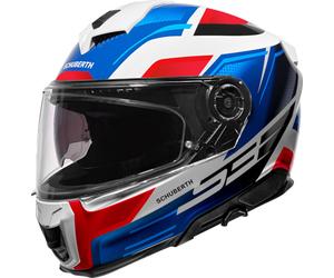 Schuberth S3 Storm Casco, blanco-rojo-azul, tamaño 2XL para Hombres