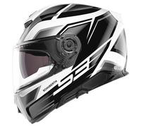 Schuberth S3 Storm Casco, negro-blanco-plata, tamaño 3XL