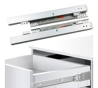 Schubladen Rails - Guía De Cajones De Armario | Rail Del Síndrome | Rails Telescópicos | Extracto De Síndrome De Cierre Suave De Extract Completo | Guía De Cajones Accesorios De Muebles Extracto De M