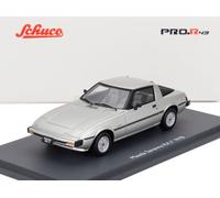 SCHUCO 1/43 MAZDA SAVANNA RX 7 1978 85 PLATA MODELO ESTÁTICO DIECAST