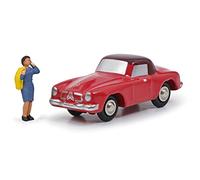 Schuco 450125200 Piccolo Mercedes Benz 190 SL Rosemarie N Model Car con Figura, edición Limitada 500, Rojo