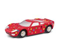 Schuco 450144400 Piccolo GT40 Happy Birthday 2021 - Coche de cumpleaños, edición Limitada 1000, Color Rojo