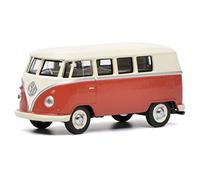 Schuco 452017100 VW T1 Bus, Beige, Escala 1:64, 452017100-VW, Modelo de Coche, Color Rojo, Crema