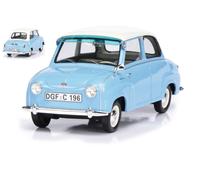 Schuco GOGGOMOBIL 1955 LIGHT BLUE W/WHITE ROOF 1:18