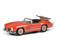 Schuco Mercedes Benz 300SL - Coche de esquís (Escala 1:43), Color Rojo