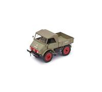 Schuco Unimog U401 1:18 Die-Cast - Coche en Miniatura Escala 1:18, Coche de colección, Modelo a Escala
