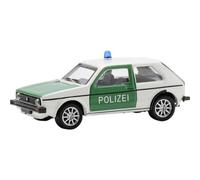 Volkswagen VW Golf I Policía (Die Cast) 1:87 Modelo 452677500 SCHUCO