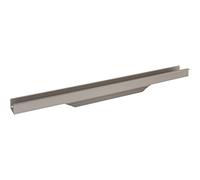 Schüco ACCURIDE 100005381 295 mm, acero inoxidable, efecto tirador para puerta de armario Prego, barra perfilada para fresar frentes de muebles, aluminio
