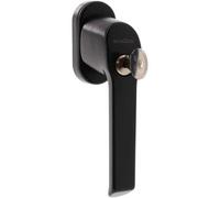 SCHÜCO Tirador para ventana con cerradura negro | Mango de ventana con cerradura 100 NM par | Llave de cierre uniforme | Protección contra robos del fabricante de la marca Schüco