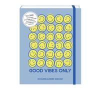 Schülerkalender 2026 / 2027 Good Vibes Only: Terminplaner Softcover