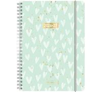 Schülerkalender 2026/2027 "Hearts" | A5, Kunststoff