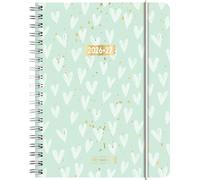 Schülerkalender 2026/2027 "Hearts" | A6, Kunststoff