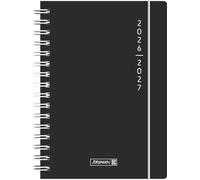 Schülerkalender 2026/2027 "Plain Black" | A5, Kunststoff