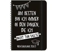 Schülerkalender Am besten 2026/2027: mit 12-monat.-Kalendarium von August 2026 bis Juli 2027. Pro Woche 2 Seiten mit viel Platz für Notizen. Format 14,8 x 21 cm