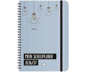 Schülerkalender Light on 2026/2027: mit 12-monat.-Kalendarium von August 2026 bis Juli 2027. Pro Woche 2 Seiten mit viel Platz für Notizen. Format 14,8 x 21 cm