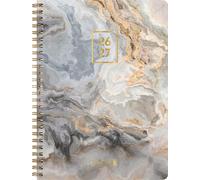 Schülerkalender Style 2026/2027 "Pastel Marble" | A5, Kunststoff