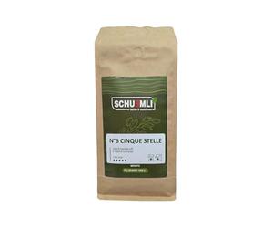 SCHUEMLI Núm 6 Cinque Sitio - Espresso de 5 estrellas de sicilia - ganzen Judías del tostado a largo plazo 1 kg